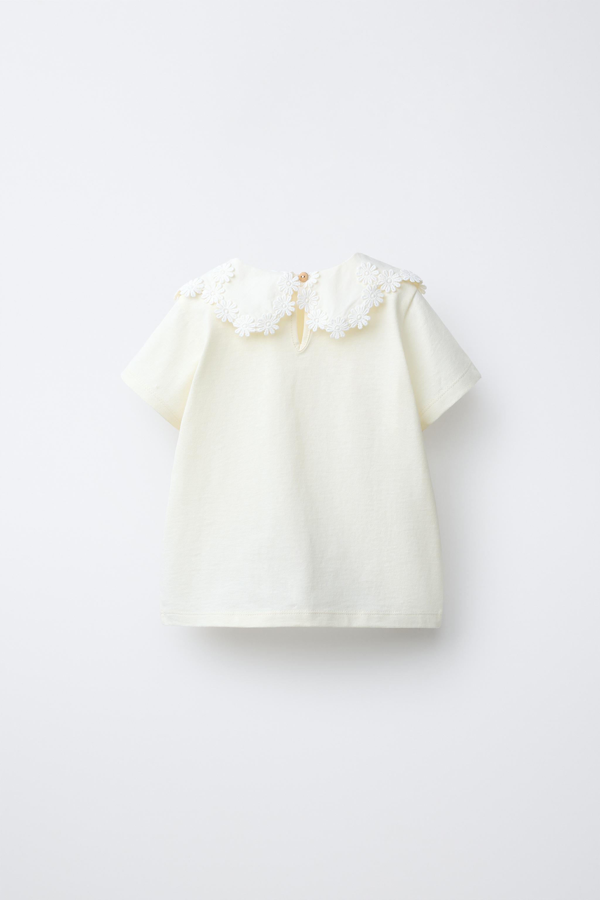 DAISY PETER PAN COLLAR T-SHIRT